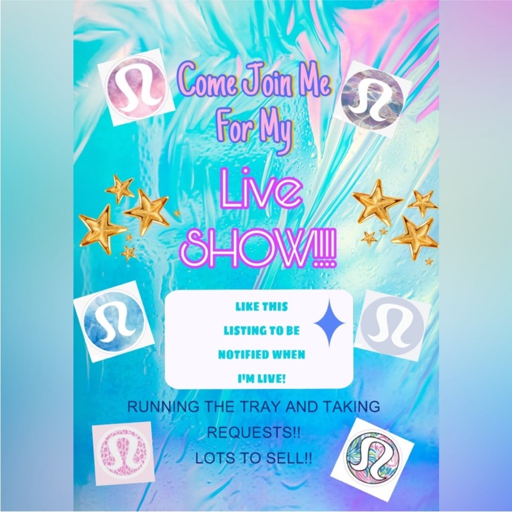 like ♥️ this listing to be notified when i go LIVE!